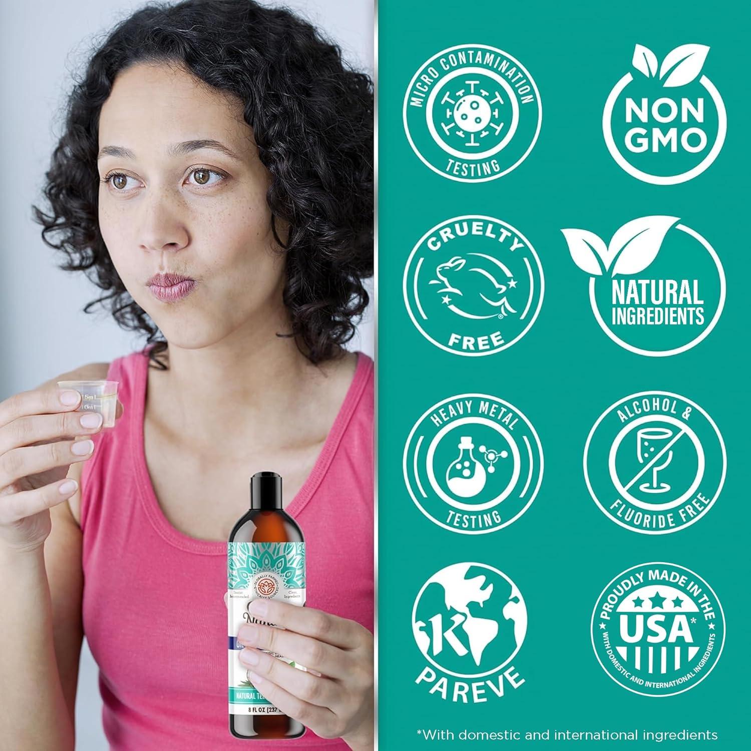 imageGuruNanda Advanced Oil Pulling ampamp Coconut Oil Pulling Bundle with Toothbrush Tongue Scraper for Happy Teeth ampamp Gums ampamp Bad Breath