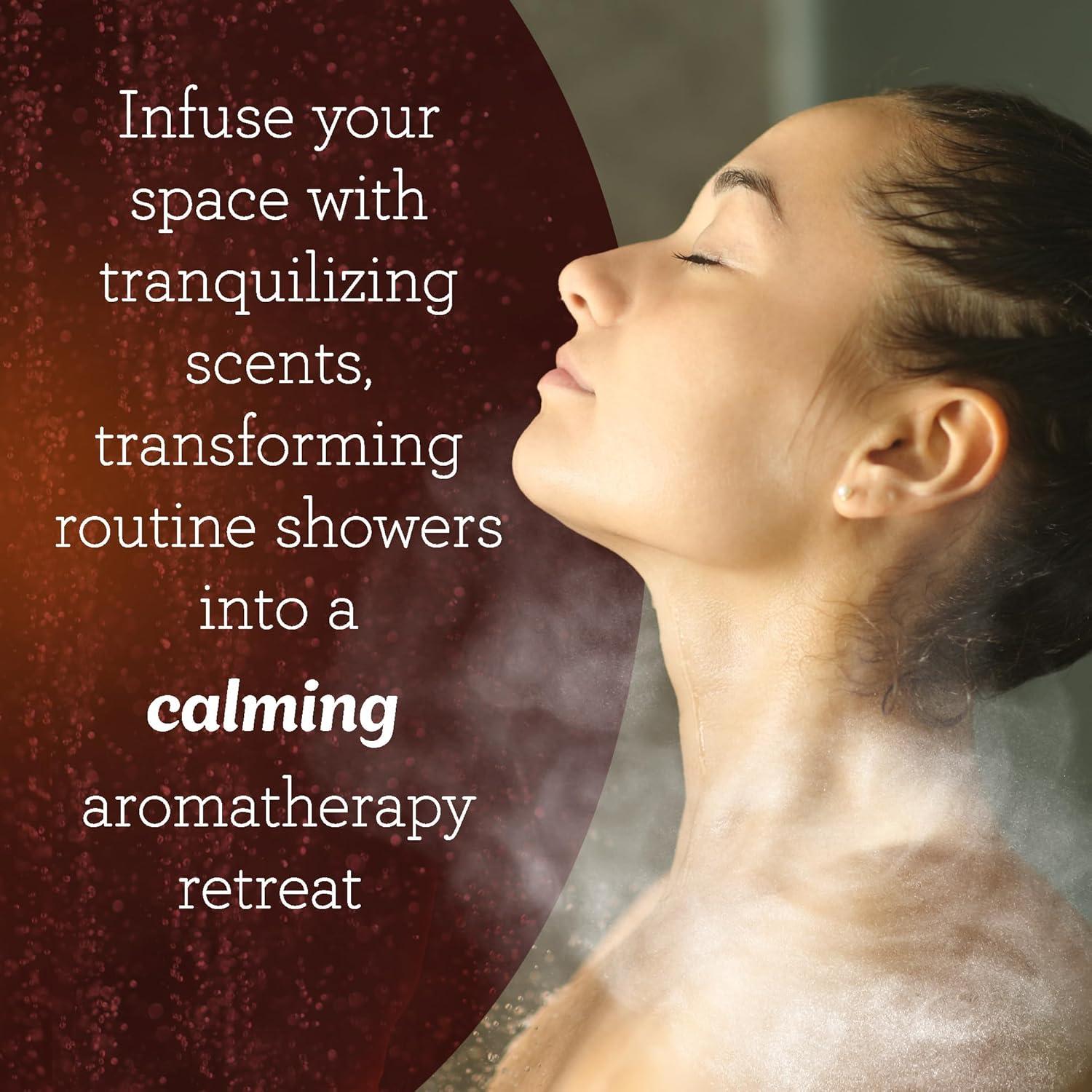imageGuruNanda Breathe Shower Steamers for Aromatherapy 10 Pack Relaxation Gifts for Women ampamp Men with Essential Oils Stress ampamp Congestion Relief Self CareTranquility Cederwood