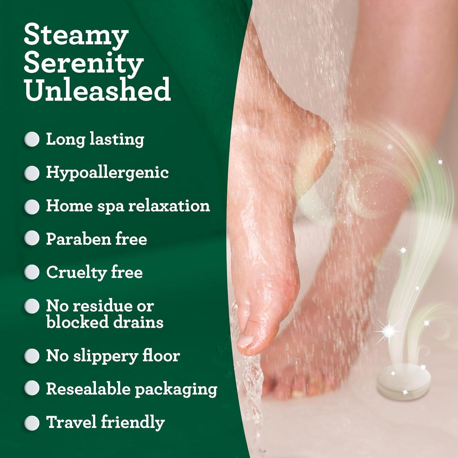 imageGuruNanda Breathe Shower Steamers for Aromatherapy 10 Pack Relaxation Gifts for Women ampamp Men with Essential Oils Stress ampamp Congestion Relief Self CareBreathe Eucalyptus