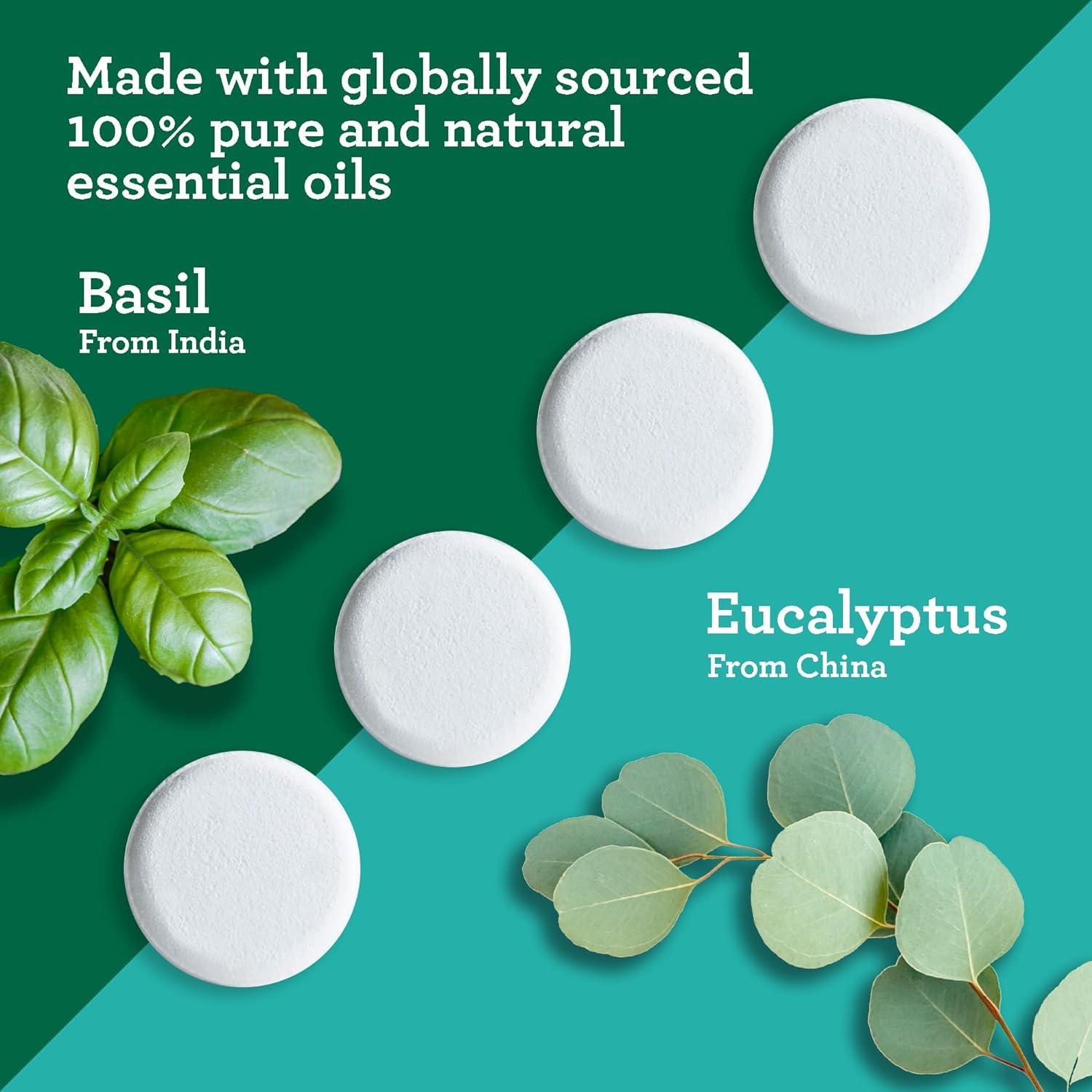 imageGuruNanda Breathe Shower Steamers for Aromatherapy 10 Pack Relaxation Gifts for Women ampamp Men with Essential Oils Stress ampamp Congestion Relief Self CareBreathe Eucalyptus