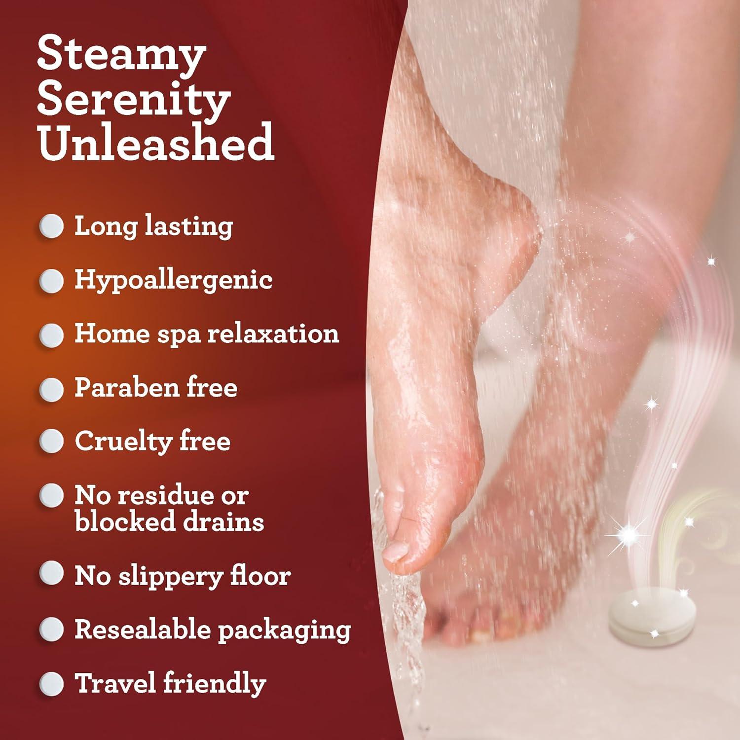 imageGuruNanda Breathe Shower Steamers for Aromatherapy 10 Pack Relaxation Gifts for Women ampamp Men with Essential Oils Stress ampamp Congestion Relief Self CareTranquility Cederwood