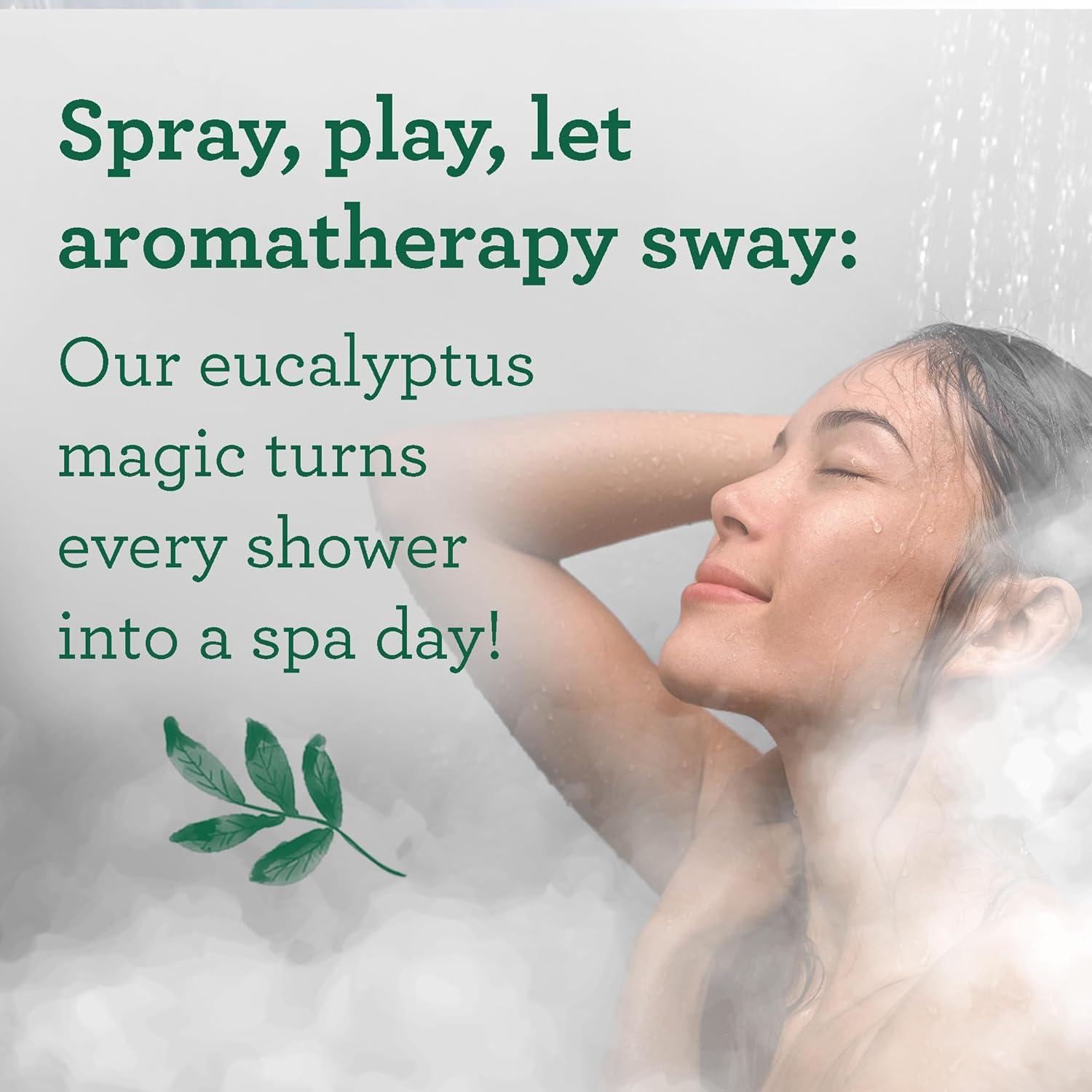 imageGuruNanda Breathe Vaporizing Shower Spray Natural Spa Mist ampamp Room Spray with Eucalyptus ampamp Basil for Congestion Aid ampamp Support Mental Clarity 2 fl ozEucalyptus