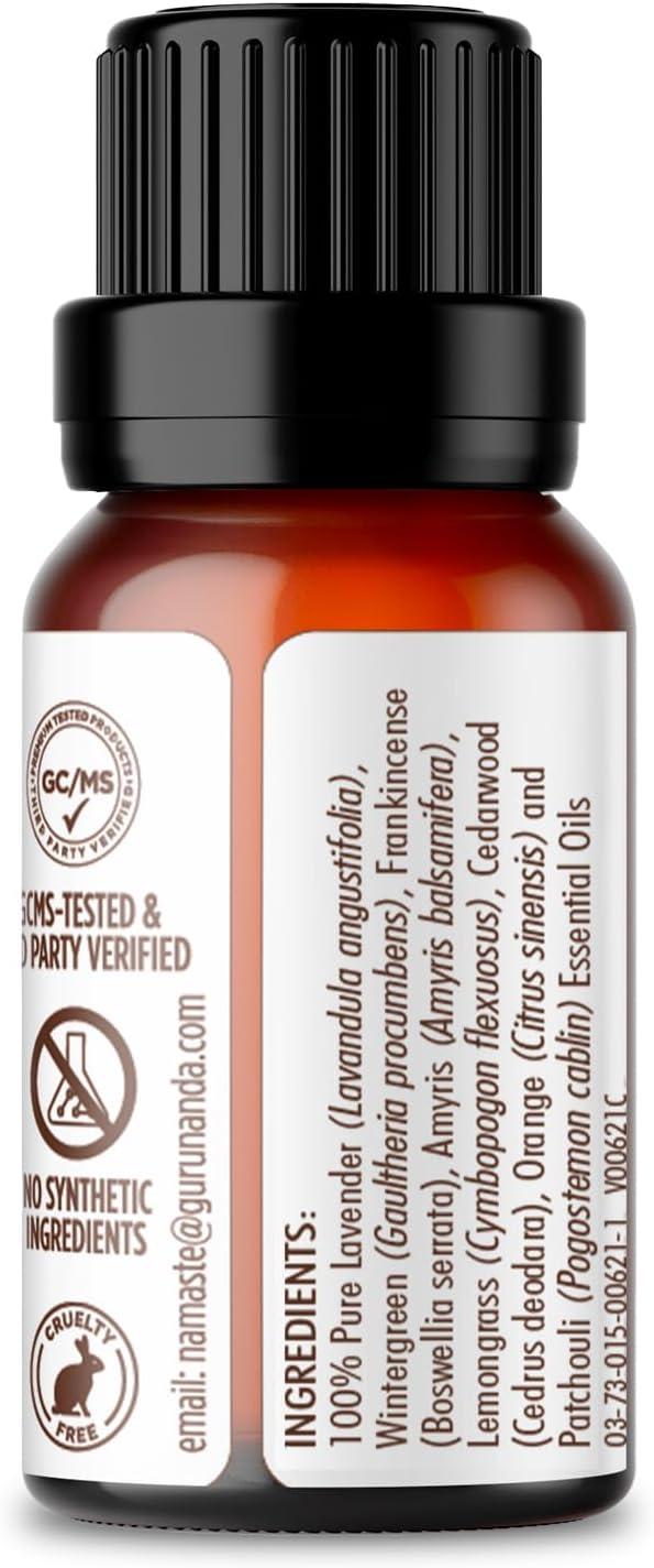 imageGuruNanda Calming Sleep Essential Oil Blend of 100 Natural ampamp Pure Essential Oils Aids Relaxation and a Feeling of Calmness 05 Fl Oz
