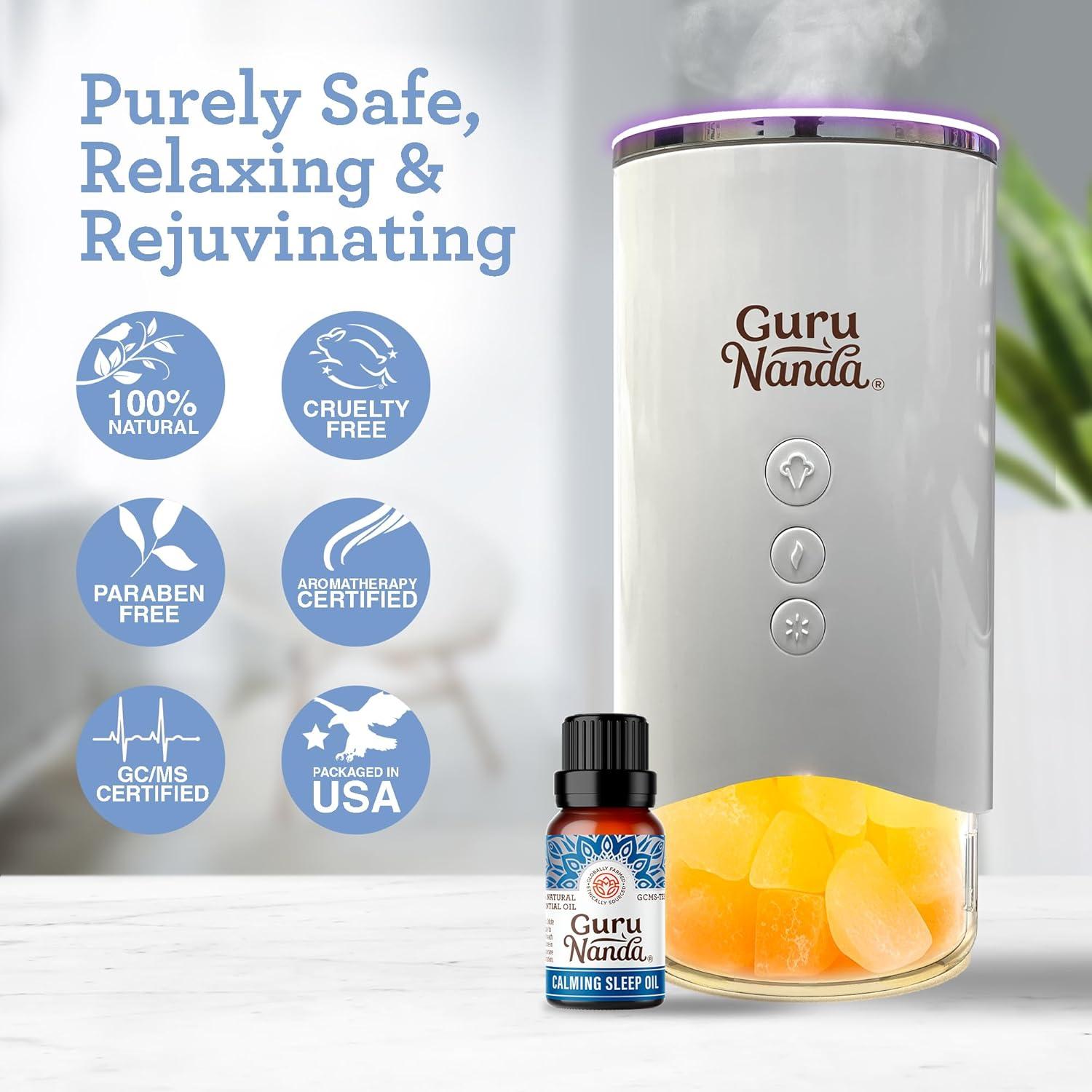 imageGuruNanda Calming Sleep Essential Oil Blend of 100 Natural ampamp Pure Essential Oils Aids Relaxation and a Feeling of Calmness 05 Fl Oz