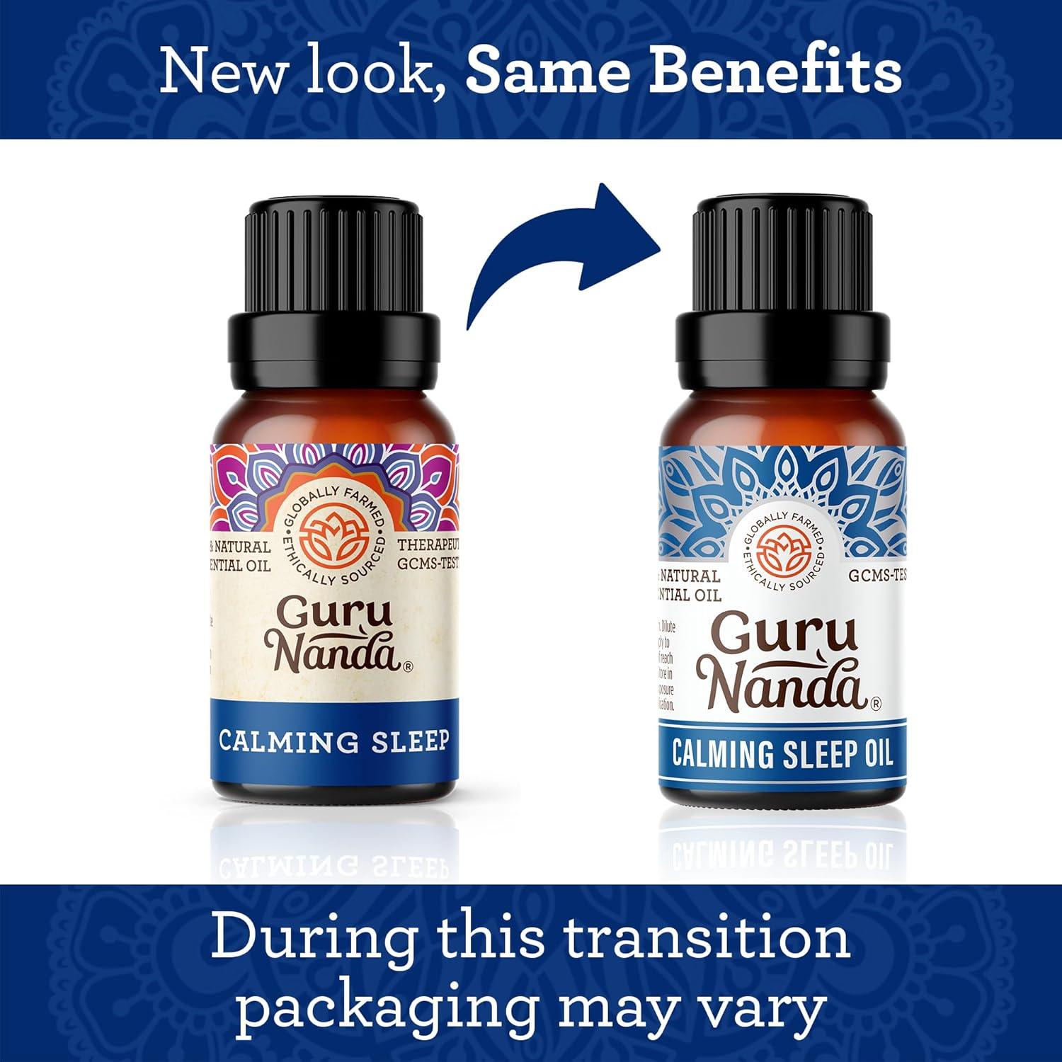 imageGuruNanda Calming Sleep Essential Oil Blend of 100 Natural ampamp Pure Essential Oils Aids Relaxation and a Feeling of Calmness 05 Fl Oz