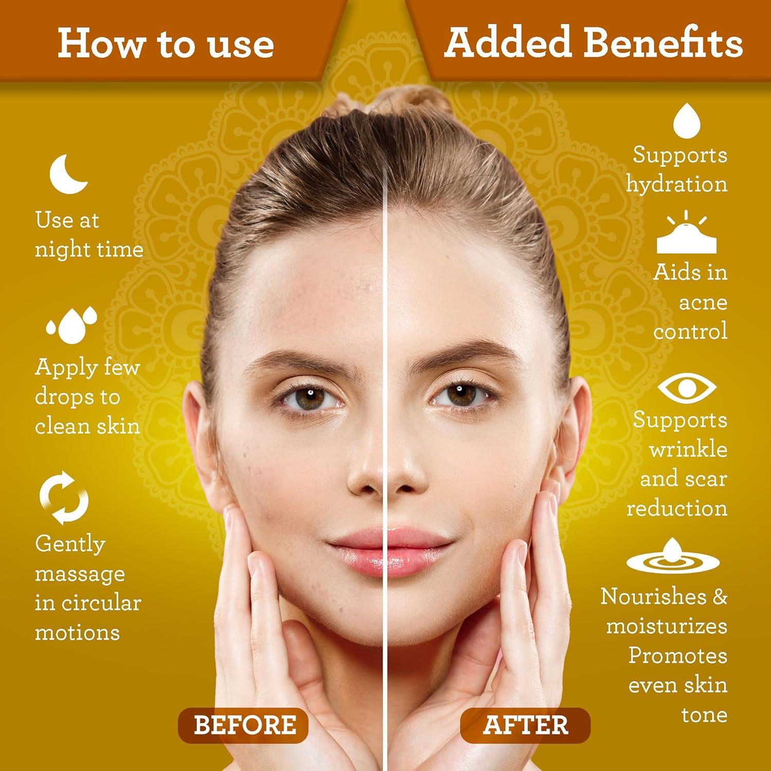 imageGuruNanda Castor Oil 8 Fl oz 100 Pure ampamp Natural Cold Pressed ampamp HexaneFree Hydrating Carrier Oil for Skin Hair Eyebrows ampamp Eyelashes GrowthCastor Oil