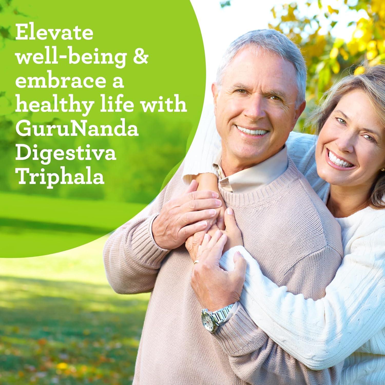 imageGuruNanda Digestiva Triphala 240 Tablets Supports Digestion Helps with Bloating Dietary Supplement with Amla Haritaki ampamp BibhitakiHerbal Supplement