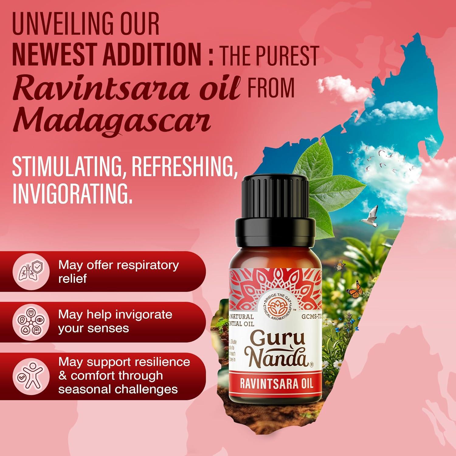imageGuruNanda Essential Oil Blends Set of 6 Natural Essential Oil Set Aromatherapy Oil Blends for Diffusers Breathe Easy Tranquility Harmony Calming Sleep Relaxation ampamp ThriveBreathe EO 3 Pack