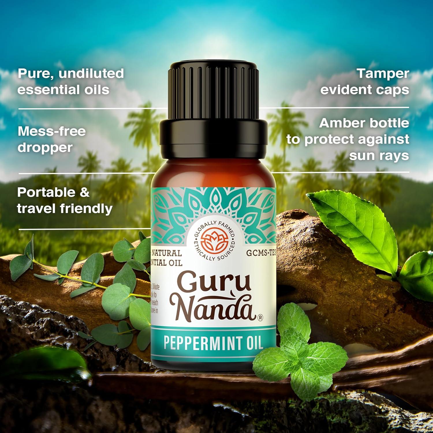 imageGuruNanda Essential Oil Blends Set of 6 Natural Essential Oil Set Aromatherapy Oil Blends for Diffusers Breathe Easy Tranquility Harmony Calming Sleep Relaxation ampamp ThriveBreathe EO 3 Pack