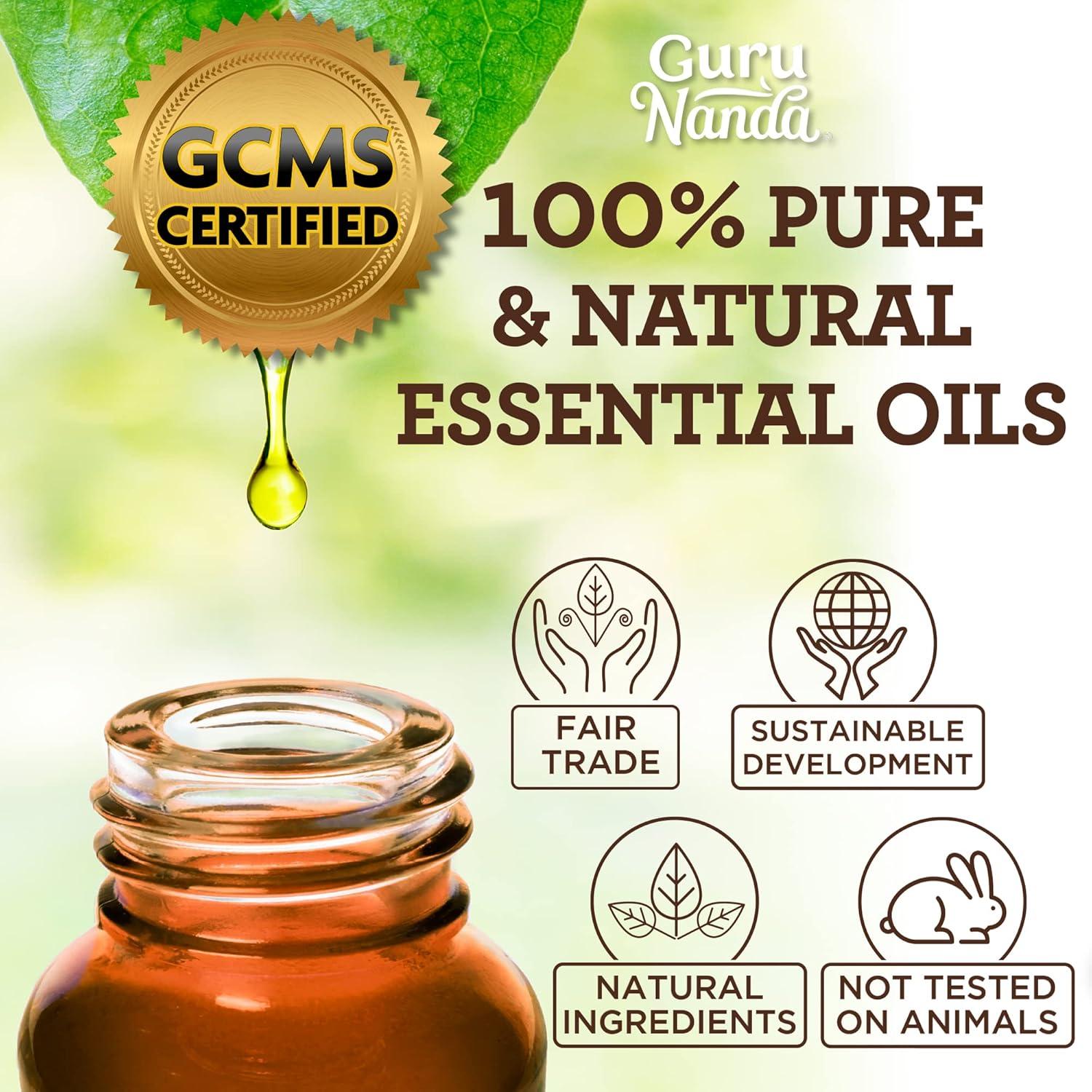 imageGuruNanda Essential Oil Blends Set of 6 Natural Essential Oil Set Aromatherapy Oil Blends for Diffusers Breathe Easy Tranquility Harmony Calming Sleep Relaxation ampamp ThriveSleep EO 3 Pack