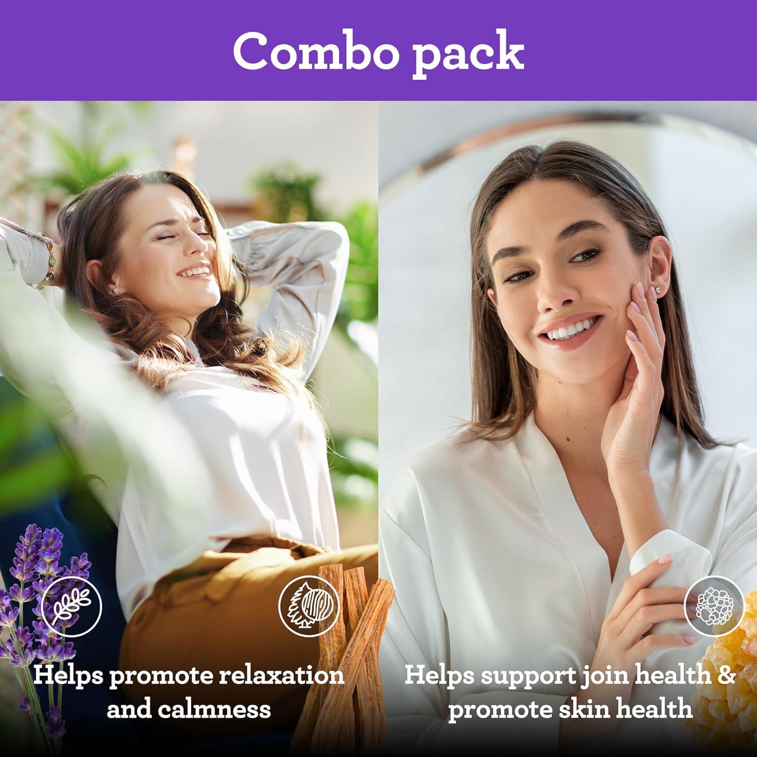imageGuruNanda Essential Oil Blends Set of 6 Natural Essential Oil Set Aromatherapy Oil Blends for Diffusers Breathe Easy Tranquility Harmony Calming Sleep Relaxation ampamp ThriveSleep EO 3 Pack