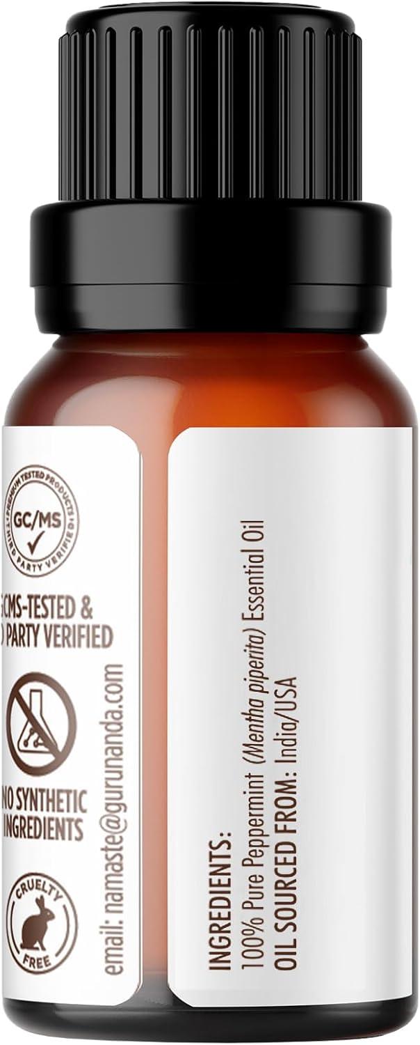 imageGuruNanda Eucalyptus Essential Oil 100 Pure Natural and Undiluted Aromatherapy Oil for Diffusers Enhances Your Breathing Space Perfect for Massages 2X05 Fl OzPeppermint
