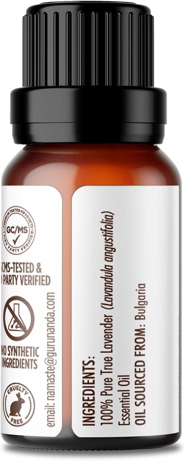 imageGuruNanda Frankincense Essential Oil 100 Pure Natural and Undiluted Diffuser Oil for Aromatherapy Massages ampamp DIY Recipies Promotes Comfort ampamp Supports Radiantlooking Skin 05 fl OzLavender
