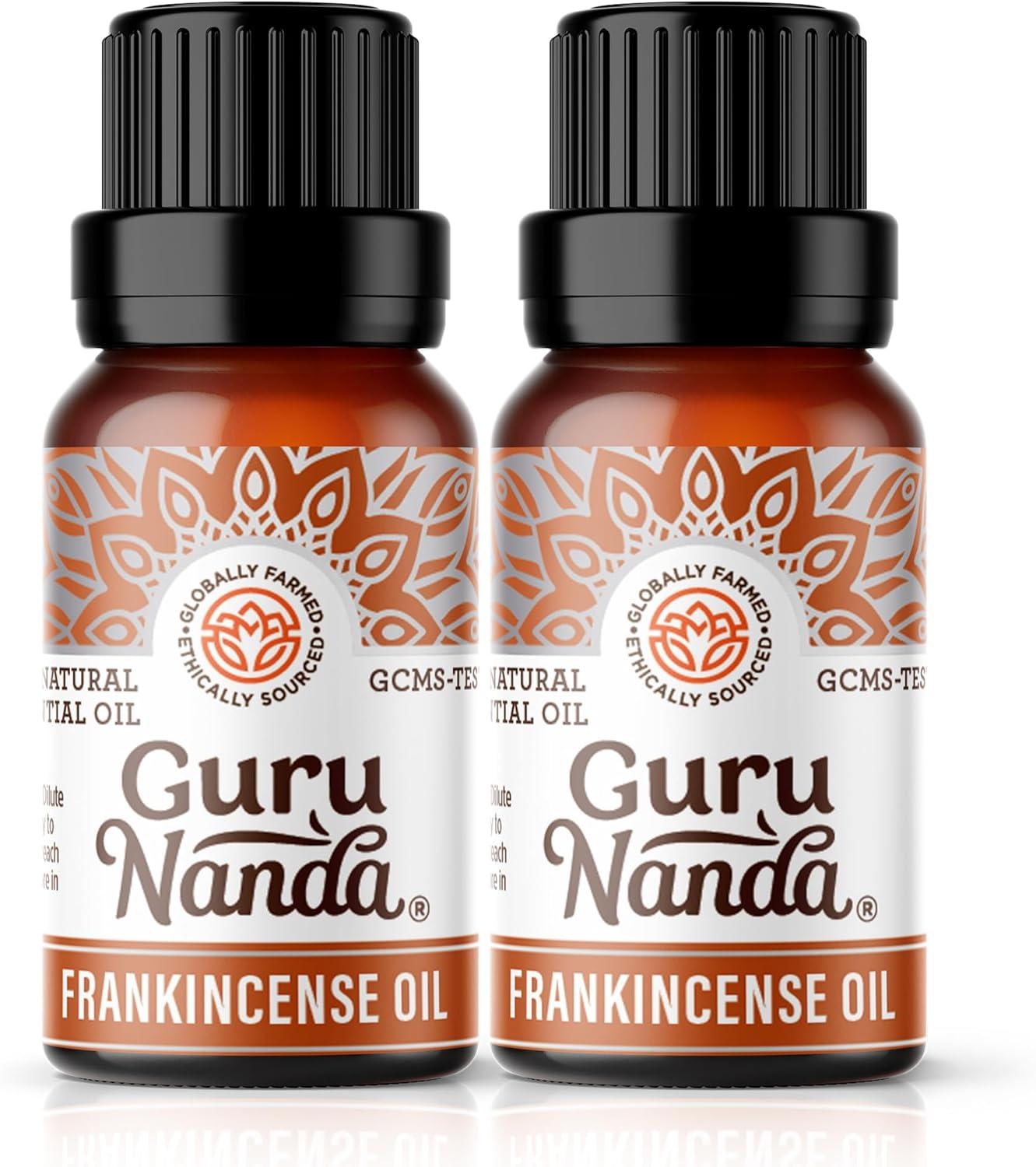 imageGuruNanda Frankincense Essential Oil 100 Pure Natural and Undiluted Diffuser Oil for Aromatherapy Massages ampamp DIY Recipies Promotes Comfort ampamp Supports Radiantlooking Skin 05 fl OzFrankincense