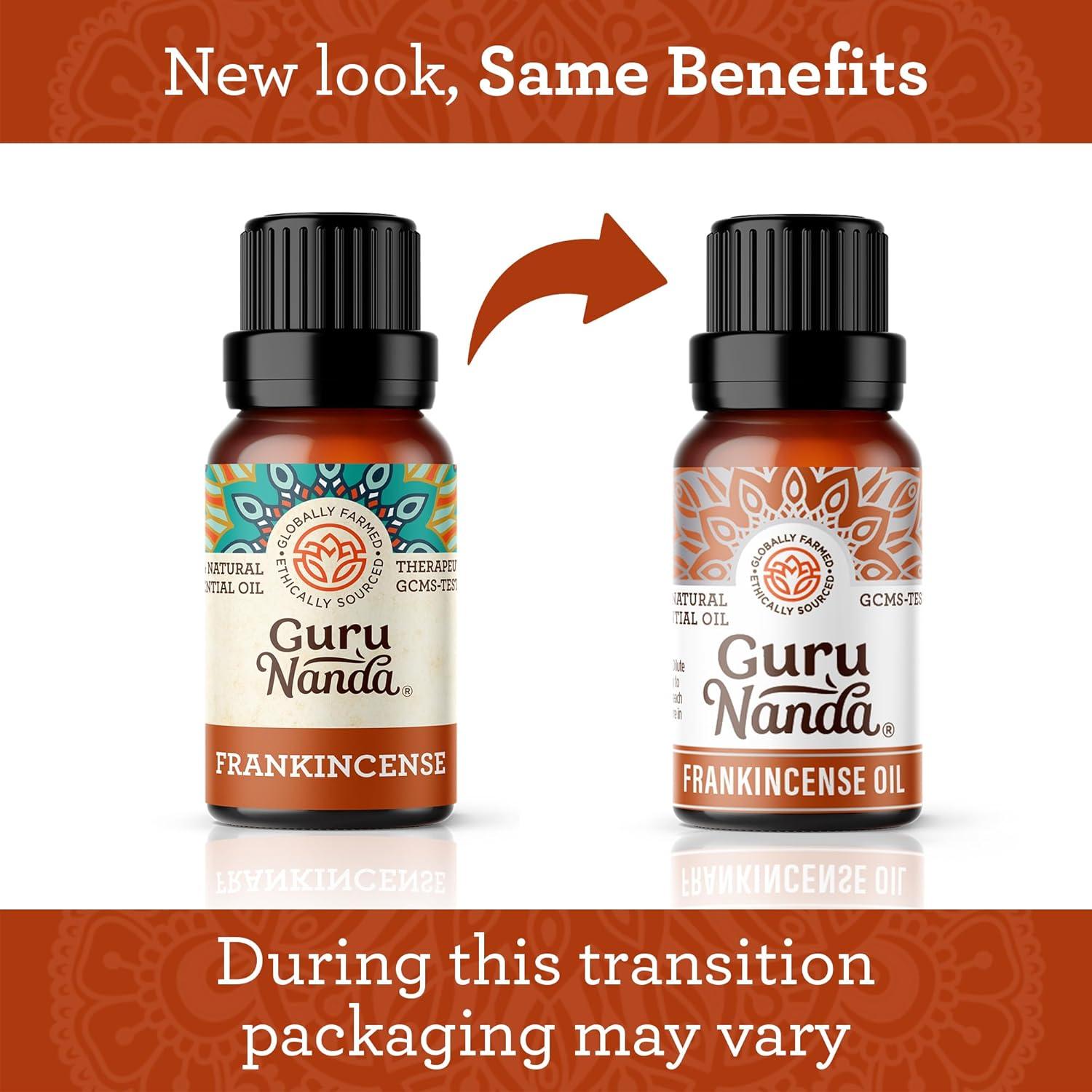 imageGuruNanda Frankincense Essential Oil 100 Pure Natural and Undiluted Diffuser Oil for Aromatherapy Massages ampamp DIY Recipies Promotes Comfort ampamp Supports Radiantlooking Skin 05 fl OzFrankincense