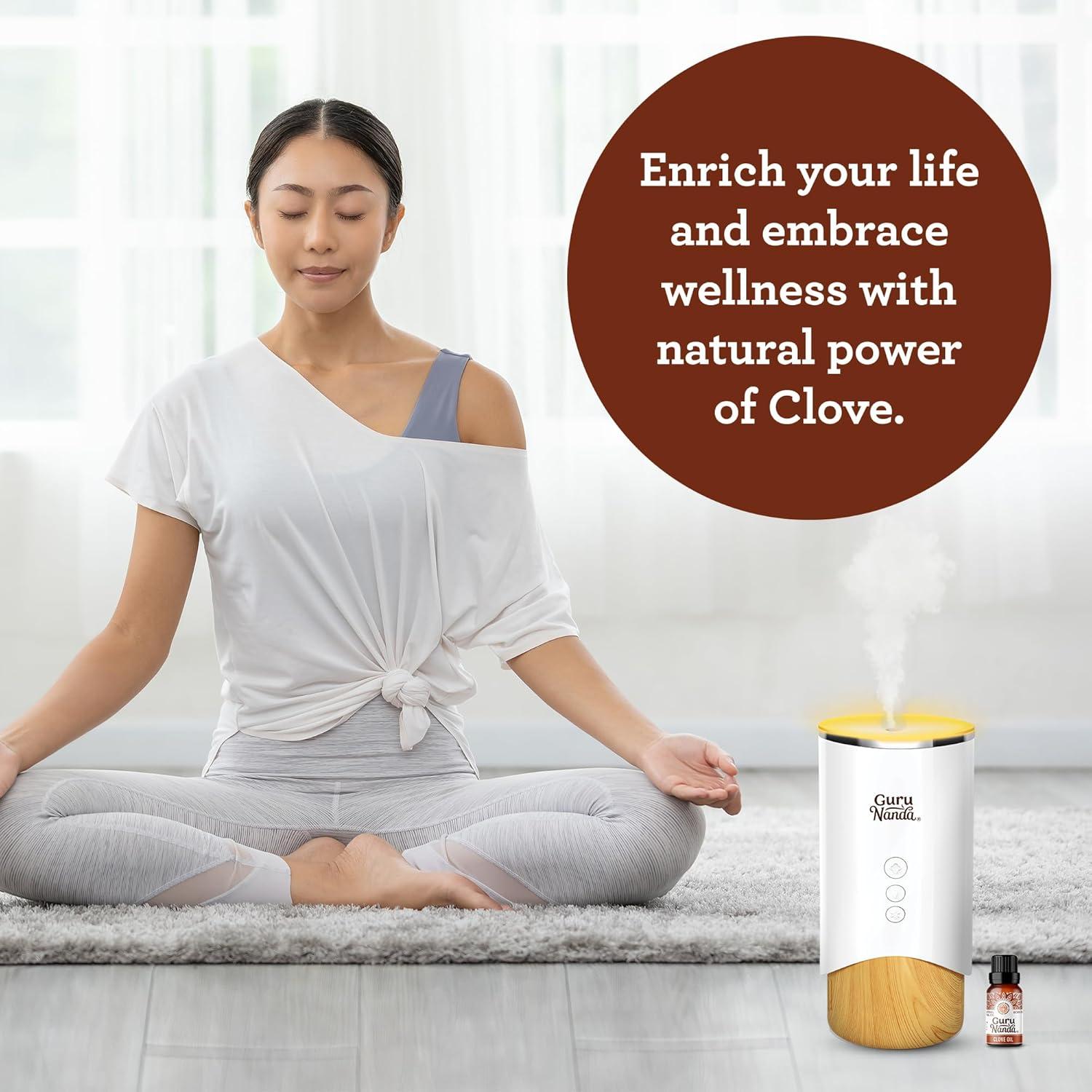 imageGuruNanda Frankincense Essential Oil 100 Pure Natural and Undiluted Diffuser Oil for Aromatherapy Massages ampamp DIY Recipies Promotes Comfort ampamp Supports Radiantlooking Skin 05 fl OzClove
