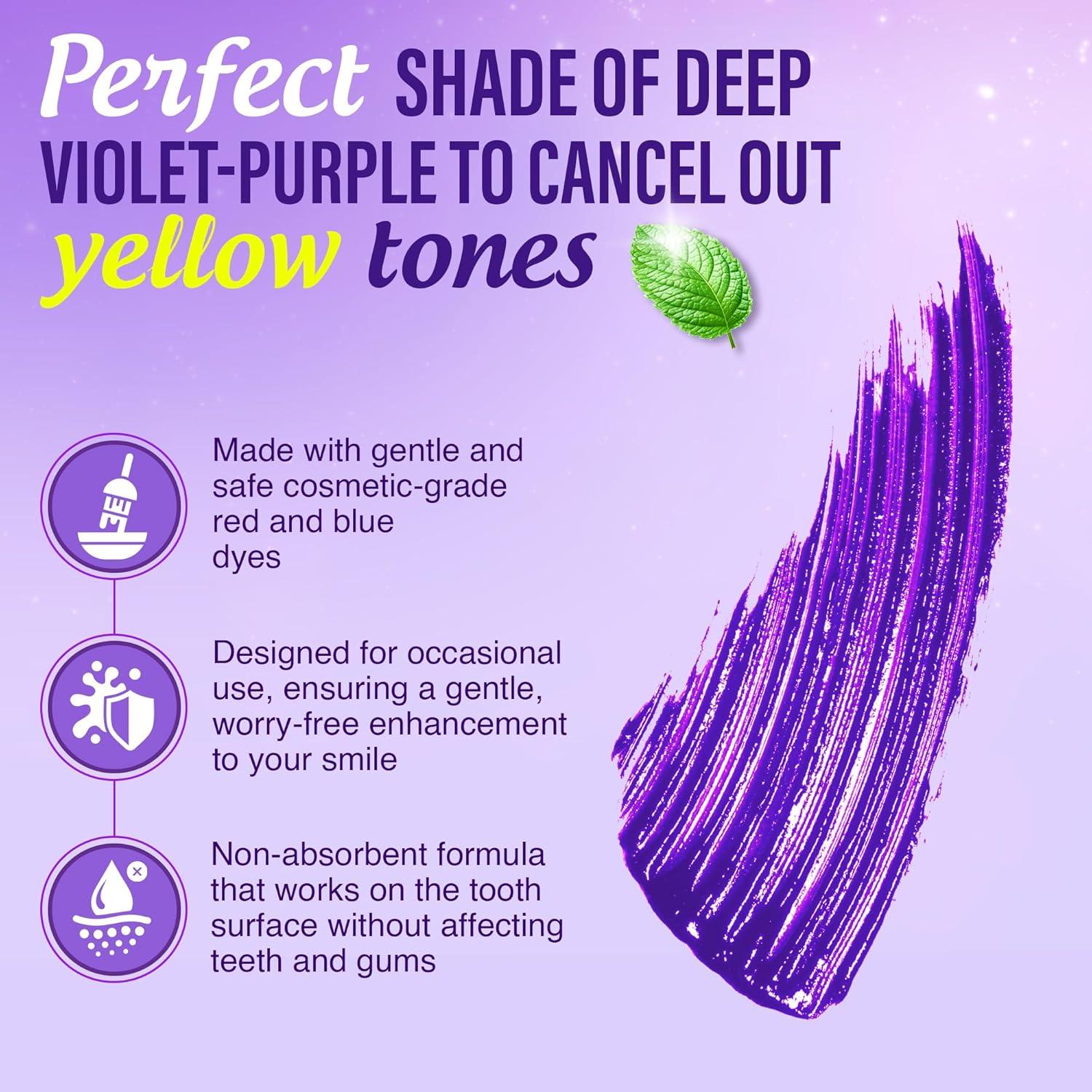 imageGuruNanda Purple Color Corrector Serum FluorideFree ampamp Gentle Instant Teeth Whitening with Essential Oils Up to 50 Uses 2 Pack