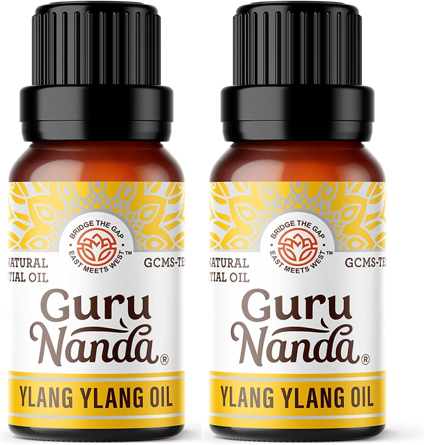 imageGuruNanda Tea Tree Essential Oil 05 Fl Oz 100 Pure Natural and Undiluted Essential Oil for Diffusers Perfect for Aromatherapy Massages ampamp DIY Recipes Helps in Skin and Hair CareYlang Ylang