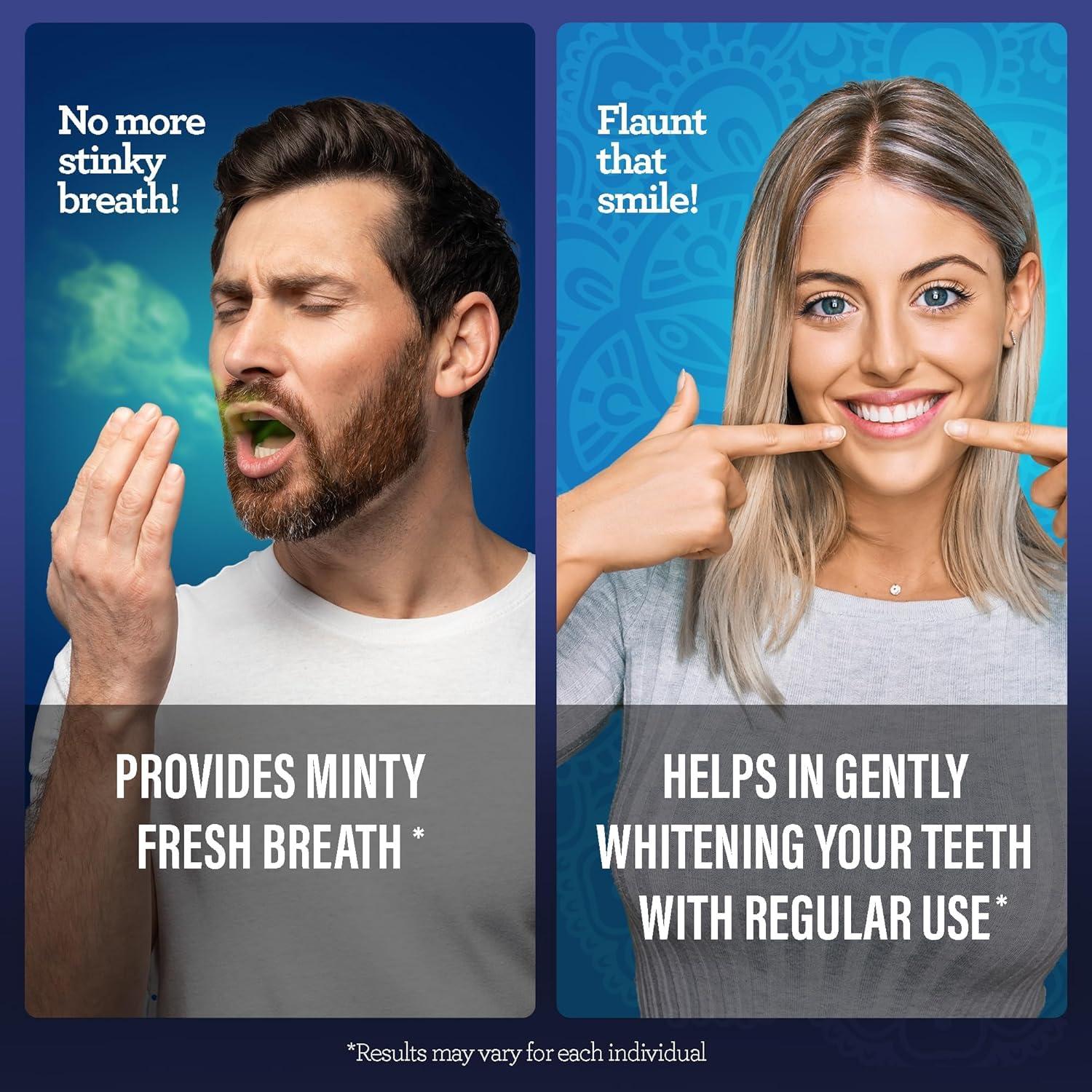 imageGuruNanda Teeth Whitening Dual Barrel Oxyburst Mouthwash Alcohol ampamp Fluoride Free Hydrogen Peroxide to Promote Whiter Teeth Wild Mint 32 Fl OzWhitening Mouthwash 20floz Pack of 1