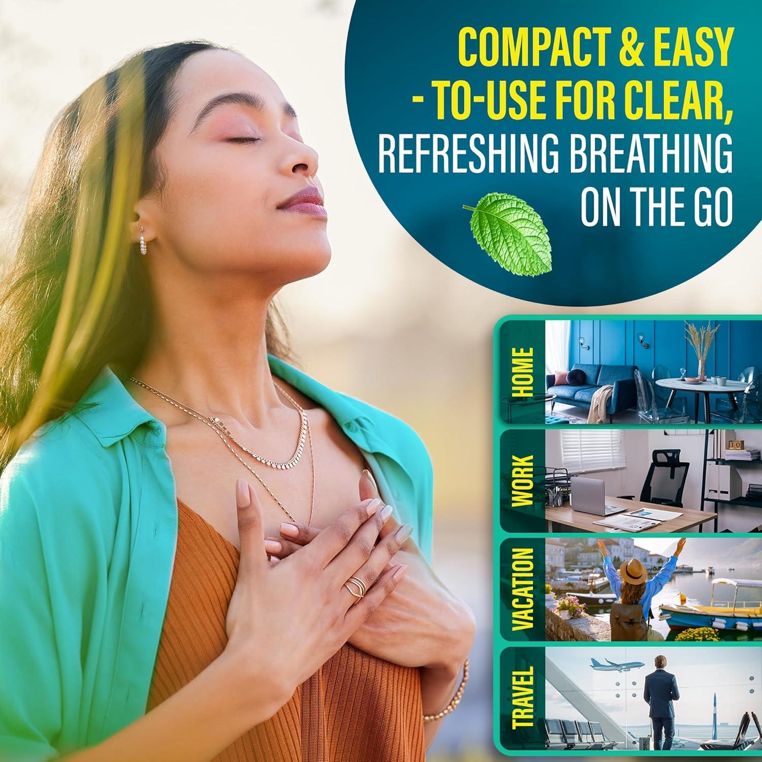 imageGuruNanda Vapor Inhaler Nasal Stick with Essential Oils for Soothing Relief Helps Clear Nasal Passages ampamp Ease Stuffiness NonMedicated 1 Count