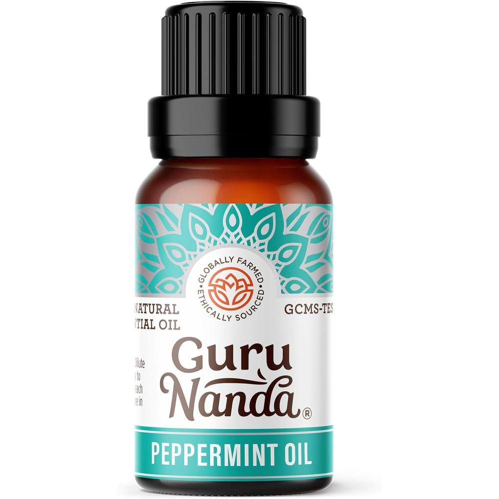 imageGuruNanda Eucalyptus Essential Oil 100 Pure Natural and Undiluted Aromatherapy Oil for Diffusers  Enhances Your Breathing Space  Perfect for Massages 2X05 Fl OzPeppermint
