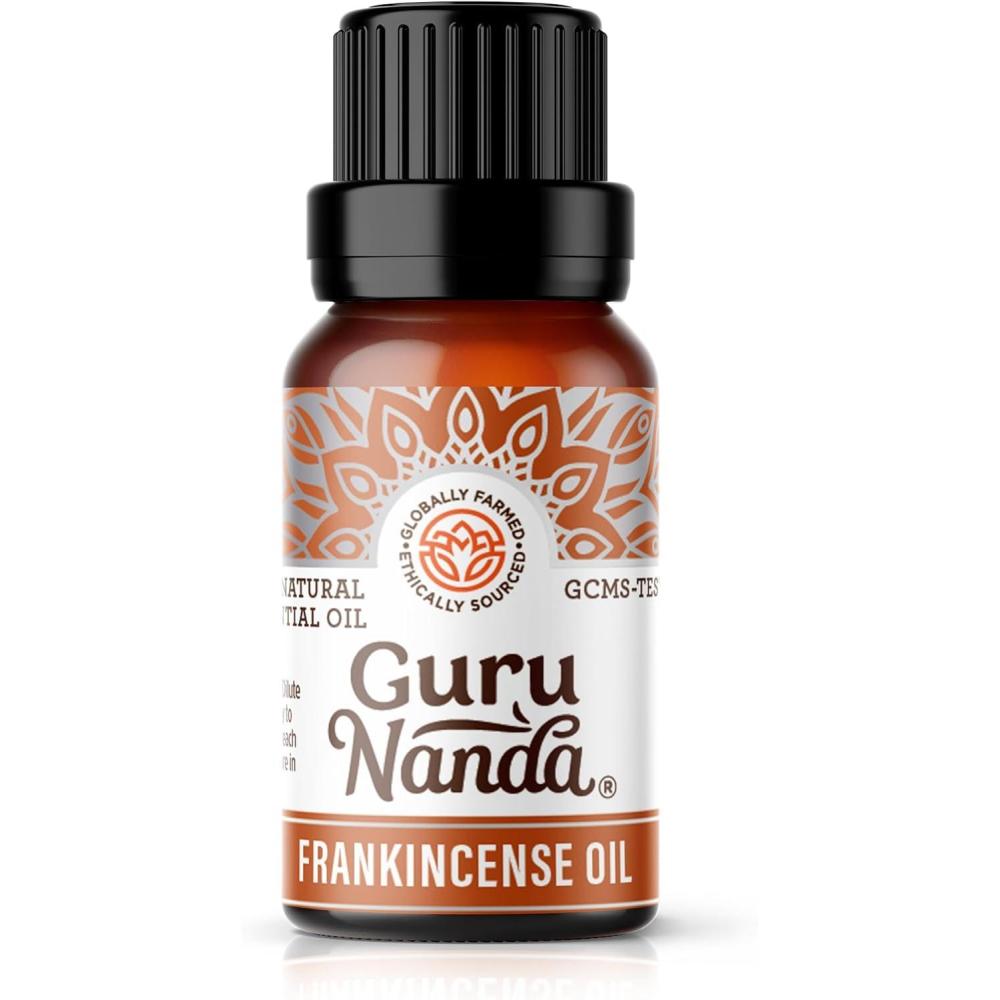 imageGuruNanda Frankincense Essential Oil 100 Pure Natural and Undiluted Diffuser Oil for Aromatherapy Massages ampamp DIY Recipies Promotes Comfort ampamp Supports Radiantlooking Skin 05 fl OzFrankincense