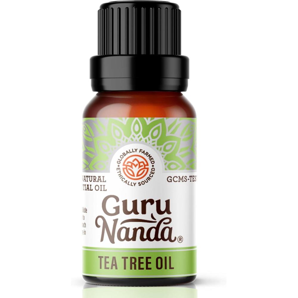 imageGuruNanda Tea Tree Essential Oil 05 Fl Oz 100 Pure Natural and Undiluted Essential Oil for Diffusers Perfect for Aromatherapy Massages ampamp DIY Recipes Helps in Skin and Hair CareTea Tree