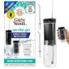 imageGuruNanda Compact Water Dental Flosser Portable Travel Size Oral Irrigator Flosser with Collapsible 180 ml Tank Smart Timer 4 Flossing Modes TSAApproved  BlackBlack