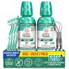 imageGuruNanda Fresh Breath Mouthwash ADAAccepted Alcohol ampamp FluorideFree Sodium Chlorite Essential Oils ampamp Vitamins 12Hrs Fresh Breath Wild Mint 3 oz16 Fl Oz Pack of 2
