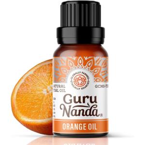 GuruNanda Tea Tree Essential Oil (0.5 Fl Oz) – 100% Pure, Natural and Undiluted Essential Oil for Diffusers – Perfect for Aromatherapy, Massages & DIY Recipes – Helps in Skin and Hair Care(Orange)