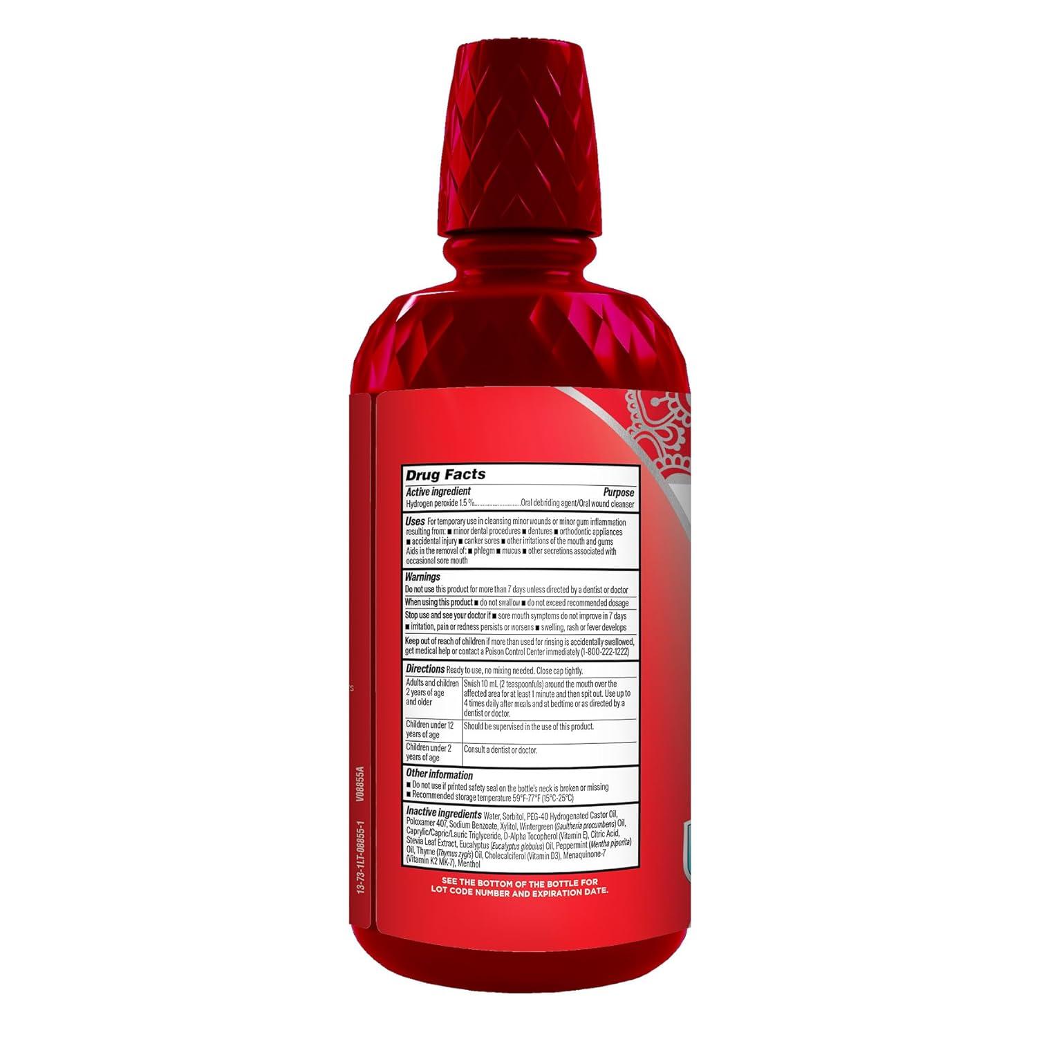 imageGuruNanda Therapeutic Formula AntiSore Oral Rinse Mouthwash with 15 Hydrogen Peroxide 1L