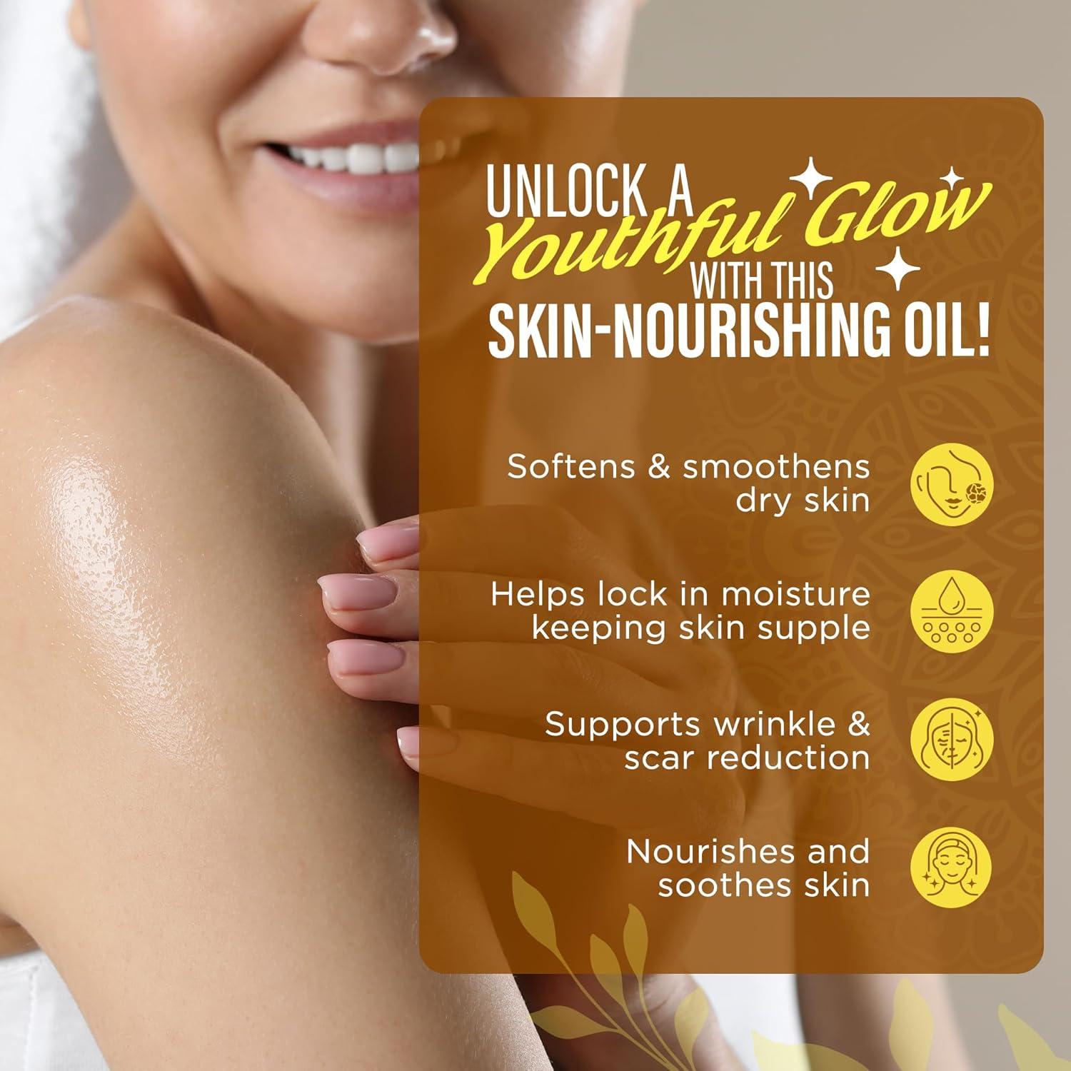 imageGuruNanda Castor Oil Organic USDA Certified 8 Fl oz 100 Pure amp Natural Cold Pressed amp HexaneFree Hydrating Carrier Oil for Skin Hair Eyebrows amp Eyelashes Growth8 Fl Oz Pack of 2