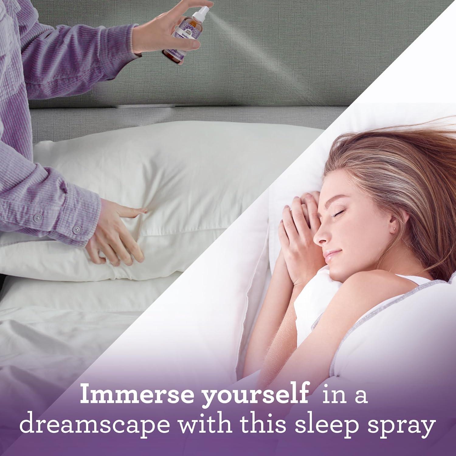 imageGuruNanda Sleep Spray 1 Fl oz 100 Pure amp Natural Blend of Lavender Chamomile amp Aromatherapy Essential Oils Supports Calm amp Relaxed Rest Bedtime Mist for Bed Pillows or Linen