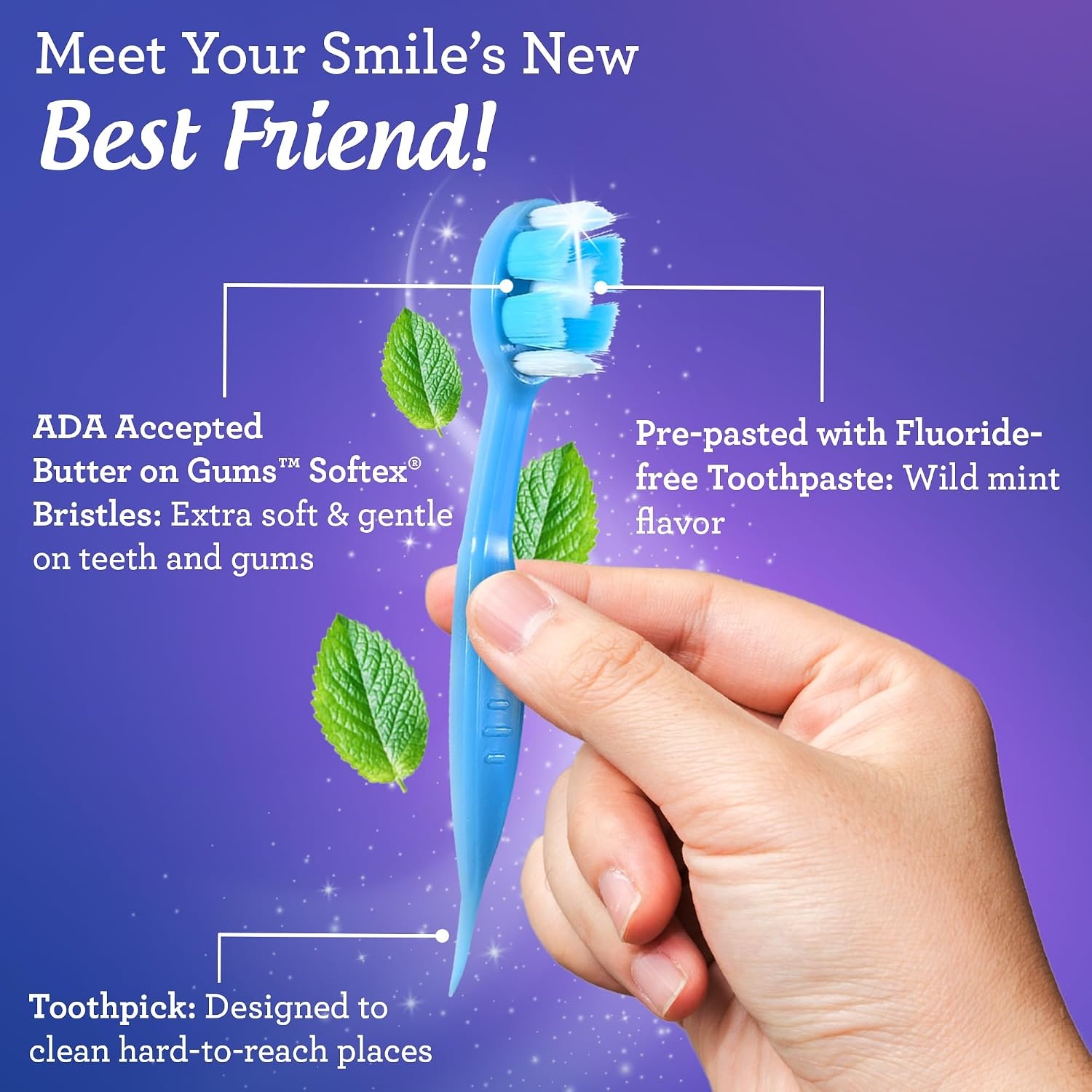 image:imageGuruNanda TravelReady Oral Care Bundle 70ct Disposable PrePasted Toothbrushes amp 7 Coconut Oil Pulling Sachets for Fresh Breath amp Clean Smiles on the Go